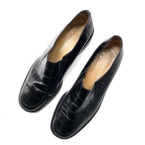 Ralph Lauren collection vintage croc loafers